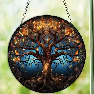 Produktbild von Sonnenfänger Baum des Lebens Typ2 L - Kunsthandwerk KP37233