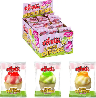 Produktbild von efrutti Gummi Cupcakes (Karton mit 60)