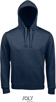 Produktbild von SOLs 02991 | Uni Spencer Hoody / Kapuzenpullover - Farbe: Heather Denim - Größe: S