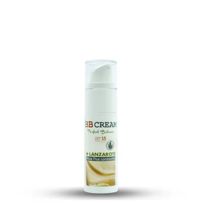 Produktbild von Aloe Vera BB-Creme Aloe Plus Lanzarote 30 ml. Getönte BB-Creme mit Aloe Vera von der Kanareninsel Lanzarote.