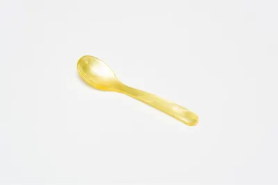 Produktbild von Gelber Eierlöffel Acrylglas 12,5cm ungiftig spülmaschinenfest für Kleinkinder