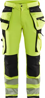 Produktbild von Blakläder High Vis Bundhose 4-Wege Stretch 1997 1642 in 2 Farben, Farbe:gelb/schwarz, Größe:152 (C106)