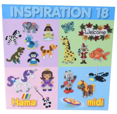 Imagen del producto de Hama Bügelperlen 399-18 Hama Bügelperlen midi Inspirationsheft Nr. 18