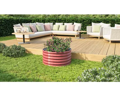Produktbild von Vitavia Hochbeet "Vita 401 RUND" rubin