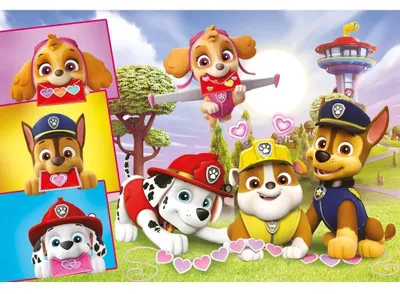 Produktbild von TREFL Puzzle 100 – Paw Patrol Girls