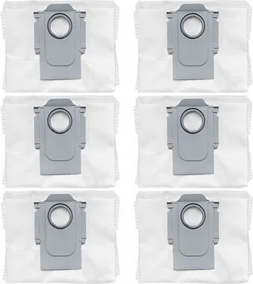 Produktbild von Mobilly Ersatztaschen für Roborock S8 Pro Ultra, S8+, S7 MaxV, Q Revo, Q8 Max+, Q7+, Q5+, 6 Stück
