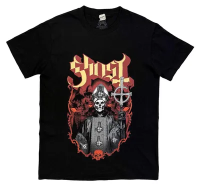 Produktbild von Ghost - "Procession 2" T-Shirt für Herren/Damen Uni RO17228 (XL) (Schwarz)