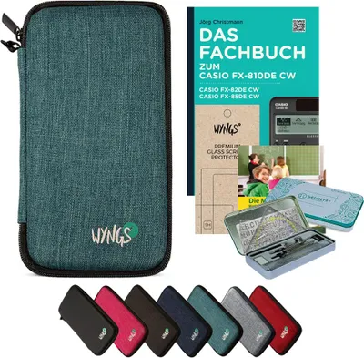 Produktbild von CALCUSO Zubehör Streberpaket Türkis kompatibel für Taschenrechner Casio FX-82DE CW