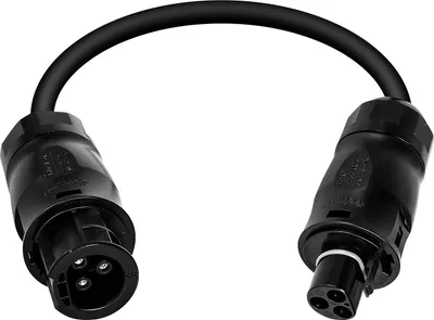 Image de câble d'extension BC01 de 2m avec fiche et prise - compatible avec Hoymiles et Deye Microinverter connexion en série