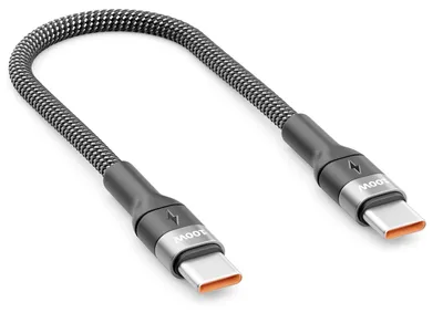 Produktbild von deleyCON 0,15m USB-C Kabel PD 3.0 PPS 100W USB-C auf USB-C
