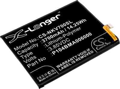Immagine prodotto di TECHTEK Batteria compatibile con [Nokia] TA-1322, TA-1323, TA-1329, V730 sostituisce P104BMA006000