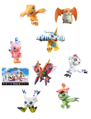 Immagine prodotto di Digimon Adventure Digicolle! Serie Sammelfiguren 8er-Pack Mix Edizione Speciale 5 cm