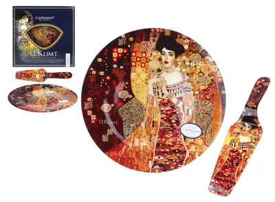 Produktbild von Dessertteller mit Spatel - G. Klimt, Adela (CARMANI)