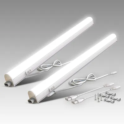 Productafbeelding van B.K.Licht - Set van 2 LED-wandlampen met aan/uit-schakelaar, neutraal witte lichtkleur, nieuw