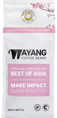 Produktbild von Wayang Best of Asia Kaffeevollbohnen 400g – Aromatisch, frisch geröstet, Premium