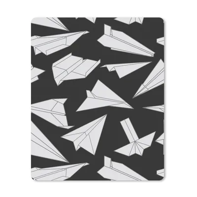 Produktbild von MuchoWow® Mauspad Mousepad Design - Papier - Flugzeuge 30x40 cm - Mousepads - Maus Mat - Pad - Mausunterlage - Mausmatten