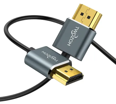 Zdjęcie produktu dla Bardzo cienki kabel HDMI - HDMI, 7,5 metra
