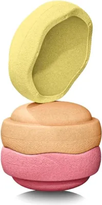 Image de Stapelstein Original Warm Pastel - set de 3 pièces - couleur : light red/light orange/light yellow