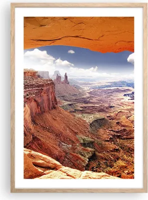 Produktbild von Gerahmtes Poster - Rahmen in heller Eiche - Amerika arizona schlucht geologie - 50x70 cm - Wand Bild - Wanddeko - Wandbilder - Wandposter - Bilderrahmen - Bilder - Kunstdruck - P2NPA50x70-2645