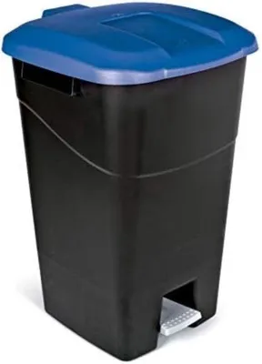 Produktbild von 60-Liter-Dumpstergarage in Schwarz mit grauem Deckel