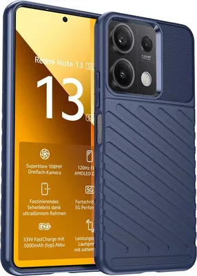 Zdjęcie produktu dla Etui na telefon komórkowy do Xiaomi Redmi Note 13 5G pokrowiec Thunder Case TPU antypoślizgowy pokrowiec ochronny