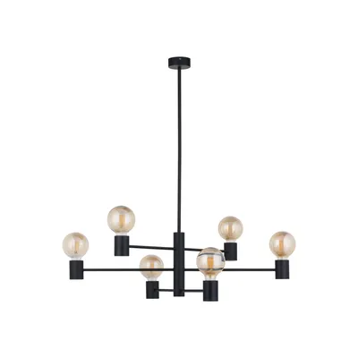 Produktbild von Nowodvorski Pendelleuchte Radius 6 E27 Schwarz