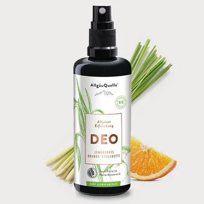Produktbild von BIO Deo Erfrischung, ohne Aluminium mit Lemongrass, Orange u. Bergamotte