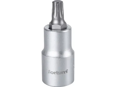 Produktbild von Fortum Stecknuss (4700725) TORX-Stecknuss, 1/2", TX 45, L 55mm, CrV/S2