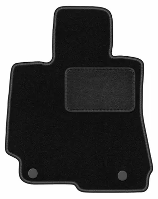 Image de Tapis conducteur en moquette pour Mercedes W221 2005-2013 (S-klasa sedan krótki) – 1 pièce, noir, sur mesure – Wielganizator LUX
