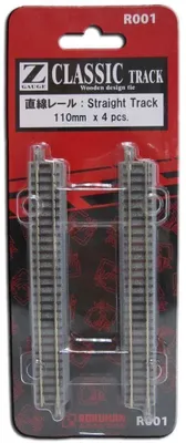 Produktbild von Rokuhan 7297001 - Z Gleis gerade, 110 mm, mit Anschlussblende - Neu