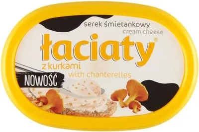 Obrázok produktu pre Serek śmietankowy z kurkami Łaciate 135g