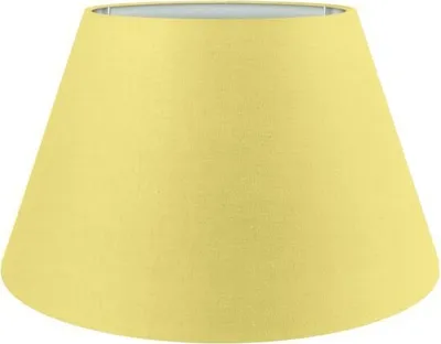 Produktbild von Wogati® Premium Lampenschirm E14/E27 Baumwolle |Gelb / Größe: L