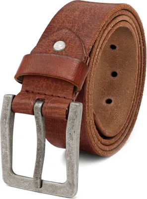 Produktbild von ROYALZ 'Oakland' Antik Vintage Ledergürtel Herren Büffel-Leder aus robusten 4mm Voll-Leder Dornenschließe