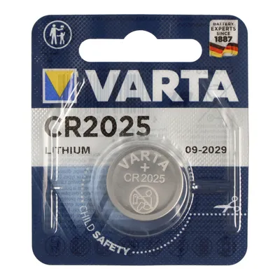 Obrázok produktu pre Varta Lithium Coin CR2025 - Vynikajúca batéria pre hodinky, diaľkové ovládače a ďalšie elektronické zariadenia