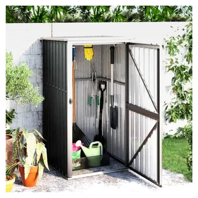 Produktbild von Gerätehaus Anthrazit 88x89x161 cm aus verzinktem Stahl