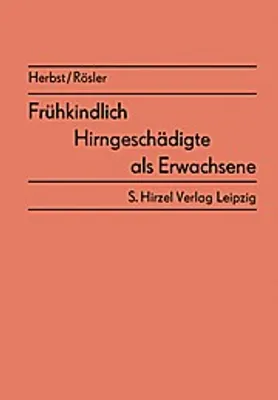 Produktbild von Frühkindlich Hirngeschädigte als Erwachsene