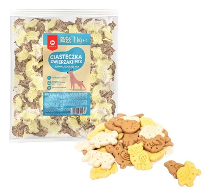 Produktbild von Hundesnack Maced Kekse Tiere Würfel Mix 1kg