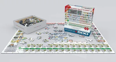Produktbild von Eurographics Puzzle Periodensystem der Elemente 500XL Teile