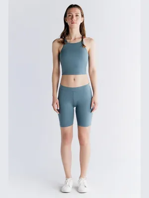 Produktbild von Radlerhose Slim Fit aus Baumwoll-Elasthan mit baumwollummanteltem Taillengummi