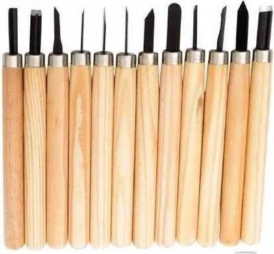 Produktbild von Kraft&Dele KD11774 Schnitzmeißel-Set 12-teilig
