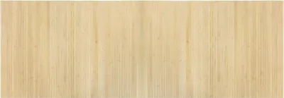 Image de vidaXL Tapis Rectangulaire Clair Naturel 70x200 cm Bambou