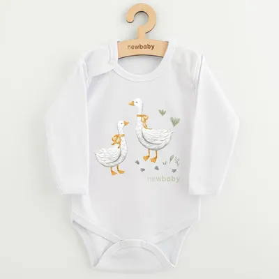 Zdjęcie produktu dla Body niemowlęce z nadrukiem New Baby Goose, rozmiar 86 (12-18m)