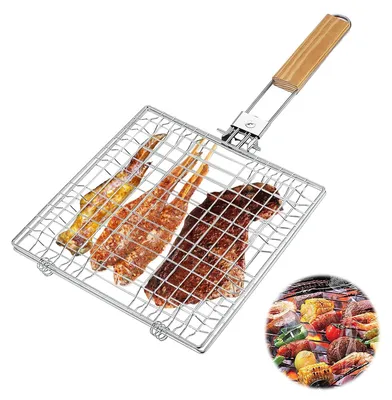 Image de Solidchoice - Grille de barbecue en acier inoxydable avec sac de rangement