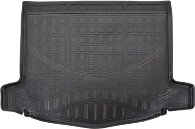 Image de Tapis De Coffre en Caoutchouc TPE Pour Honda Civic 2012-2017 Hatchback, Bord Haut, Noir, Antidérapant, Toutes Saisons