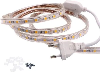 Image de Bande LED de 2 m, blanc chaud, étanche, dimmable, 60 LED