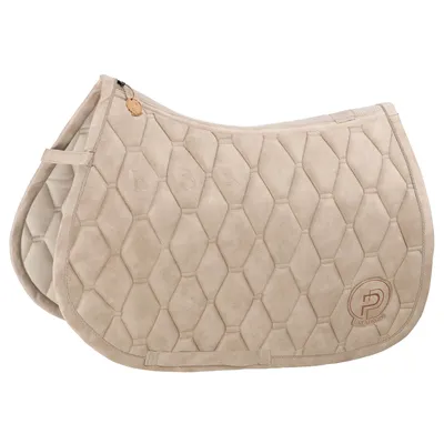 Image de Eskadron Chabraque Metallic Faux Leather Platinum 2023 Tapis de selle Tan Taupe VS