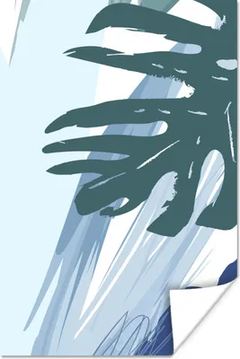 Produktbild von MuchoWow® Poster Sommer - Monstera - Grün 60x90 cm - Wanddekoration