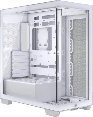 Produktbild von PC Gehäuse, CORSAIR 3500X, Tempered Glass Mid-Tower, 17 cm, Weiß