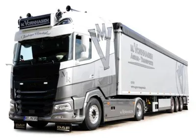 Produktbild von Herpa LKW DAF XG+ Schubboden-Sz Vornhagen 953191