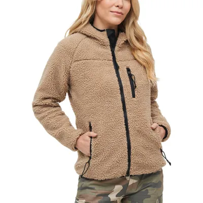 Zdjęcie produktu dla Brandit Ladies Teddyfleecejacke Hood, camel